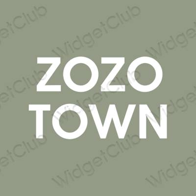 Естетични ZOZOTOWN икони на приложения