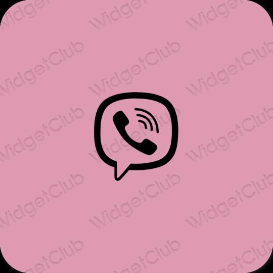 Aesthetic Viber app icons