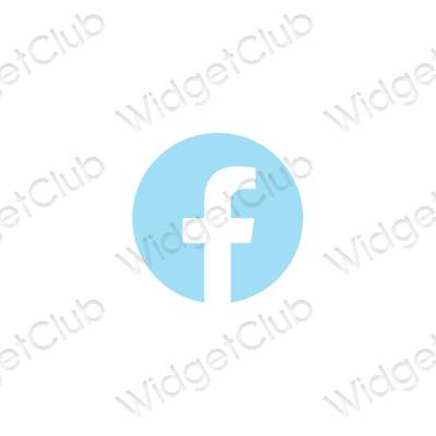 Estetiska Facebook appikoner