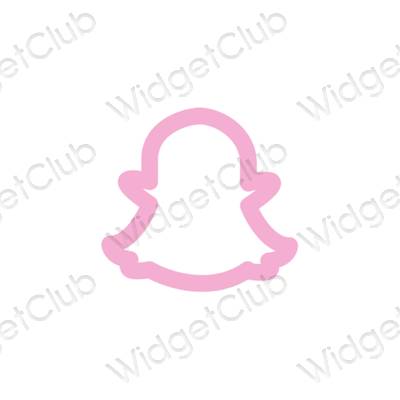 Estetske snapchat ikone aplikacij