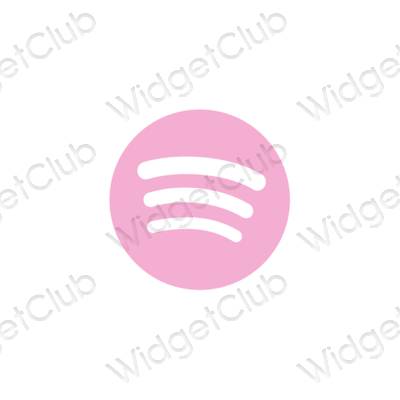 Esztétikus Music alkalmazásikonok