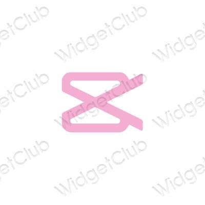 Эстетические CapCut значки приложений