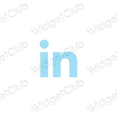 Esteetilised Linkedin rakenduste ikoonid