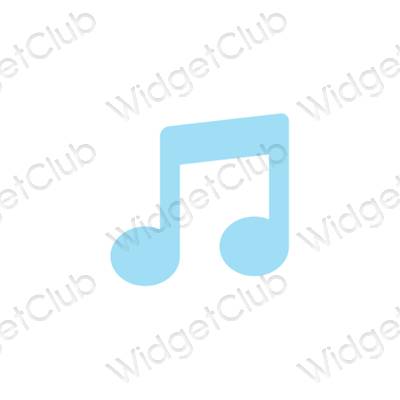 Esztétikus Music alkalmazásikonok