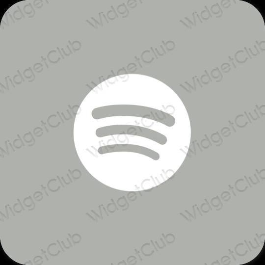 Estetske Spotify ikone aplikacij