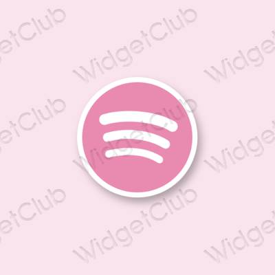 Estetik Spotify proqram nişanları