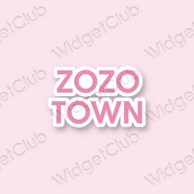 Естетични ZOZOTOWN икони на приложения