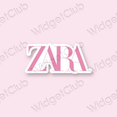 Aesthetic ZARA app icons