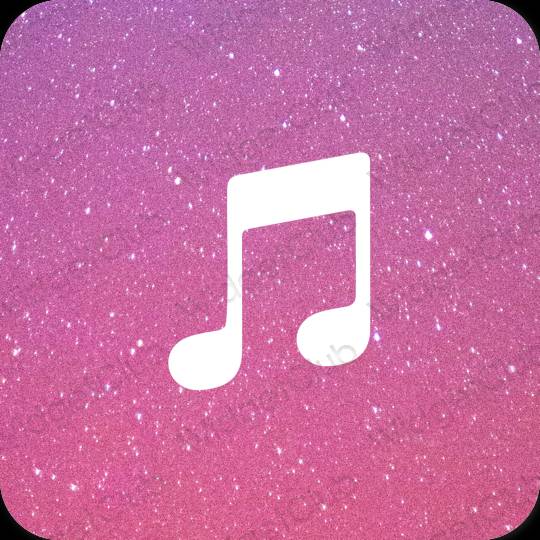 Biểu tượng ứng dụng Apple Music thẩm mỹ
