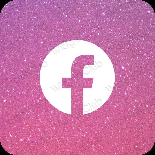 Aesthetic Facebook app icons