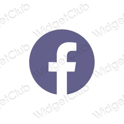 جمالية Facebook أيقونات التطبيقات