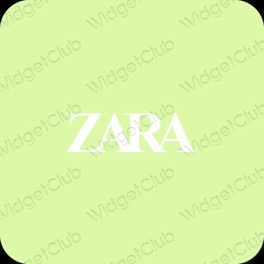 Estética ZARA ícones de aplicativos