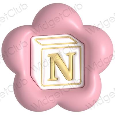 Естетични Notes икони на приложения