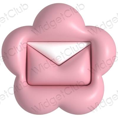 Estetinės Mail programų piktogramos