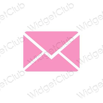 نمادهای برنامه زیباشناسی Mail