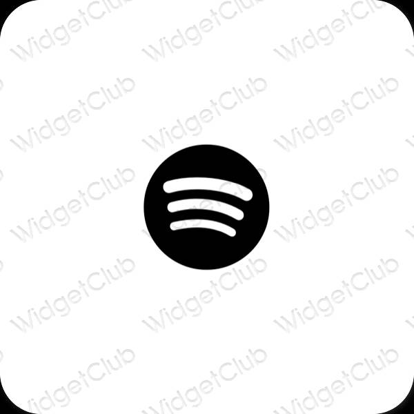 Эстетические Spotify значки приложений