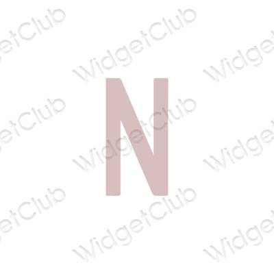 美学Netflix 应用程序图标