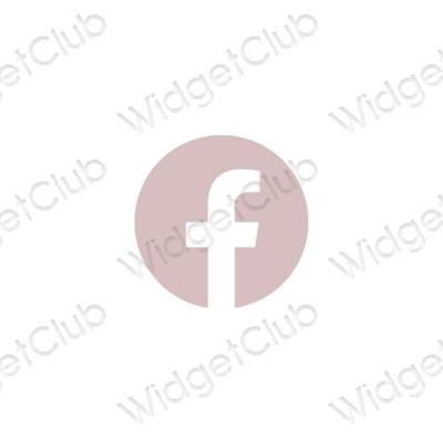 Aesthetic Facebook app icons