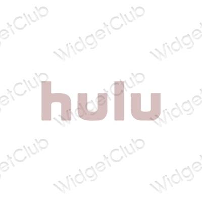 Esthetische hulu app-pictogrammen