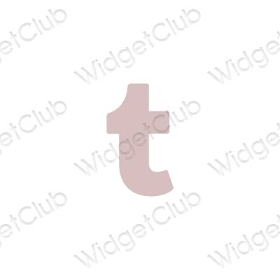 Estética Tumblr ícones de aplicativos