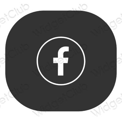 Aesthetic Facebook app icons