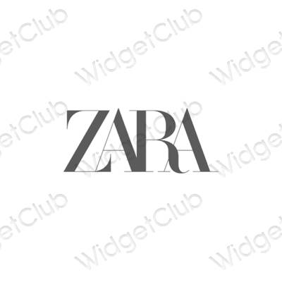 Aesthetic ZARA app icons