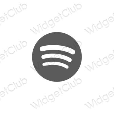 Ästhetische Music App-Symbole