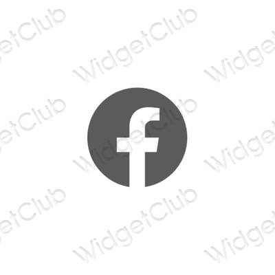 Aesthetic Facebook app icons