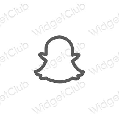 Ästhetische snapchat App-Symbole