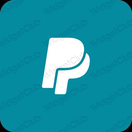 Estética Paypal iconos de aplicaciones