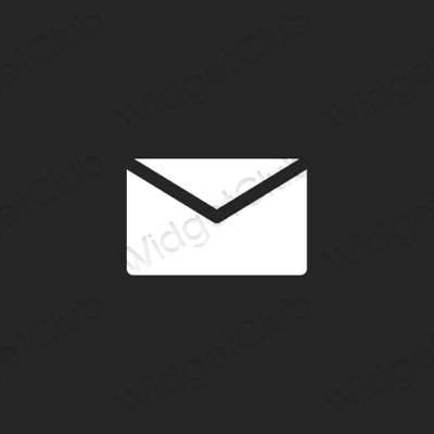 Estetinės Mail programų piktogramos