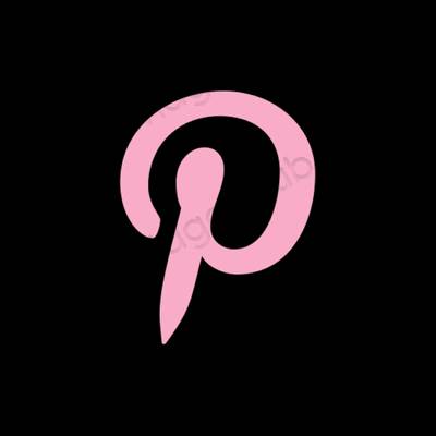 Estetske Pinterest ikone aplikacij