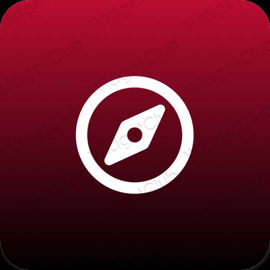 Estetske Safari ikone aplikacija