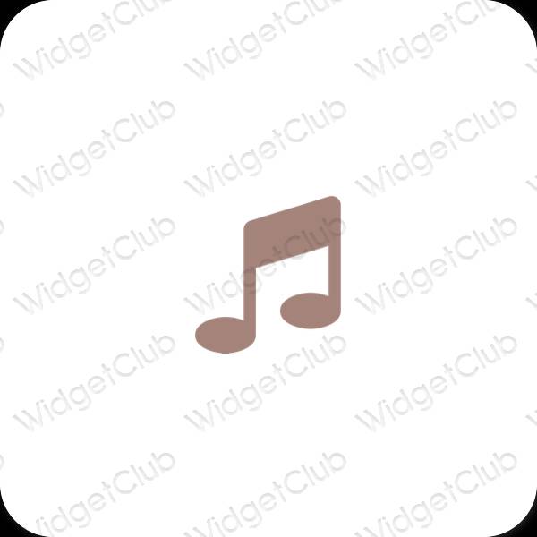 Естетске Music иконе апликација