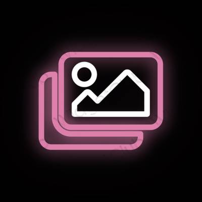 Æstetiske Photos app-ikoner