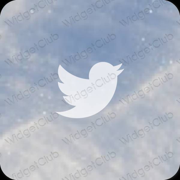 Pictograme pentru aplicații Twitter estetice