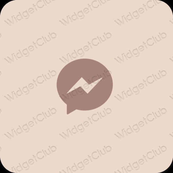 Messenger discount beige icon