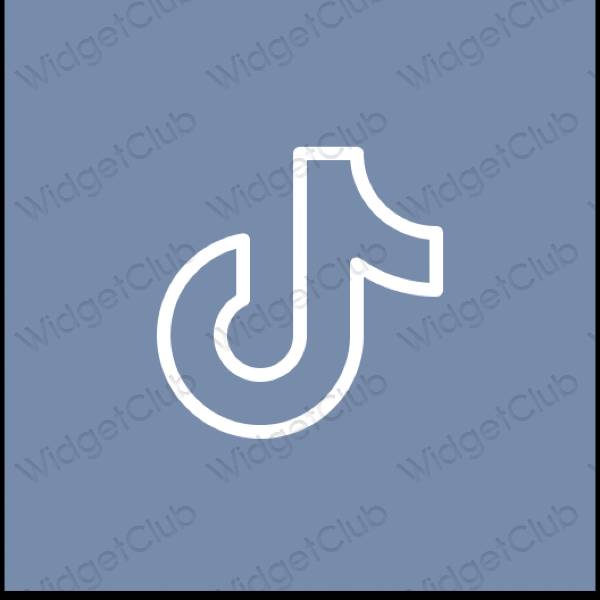 Estetické ikony aplikací TikTok