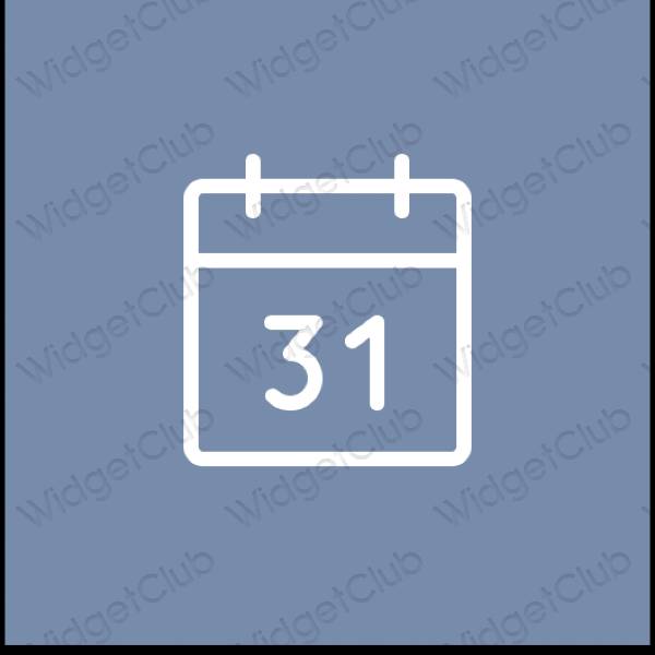 Естетични Calendar икони на приложения