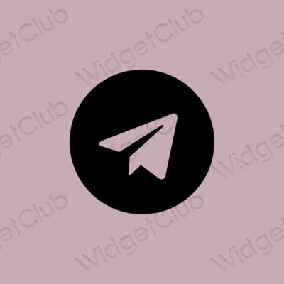 Естетични Telegram икони на приложения