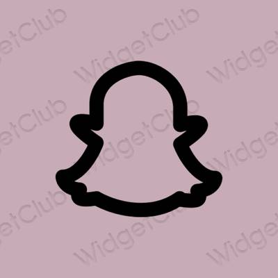 Ästhetische snapchat App-Symbole