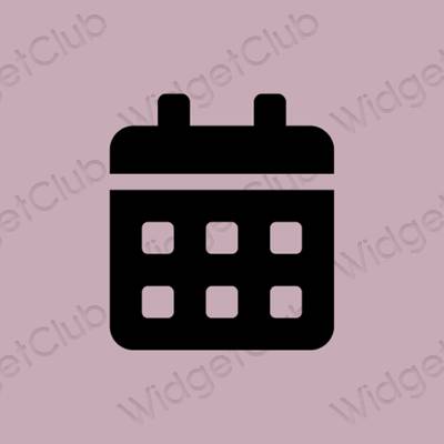 Aesthetic Calendar app icons