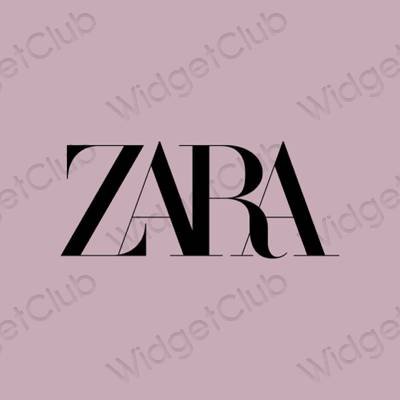 Aesthetic ZARA app icons