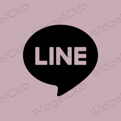 نمادهای برنامه زیباشناسی LINE