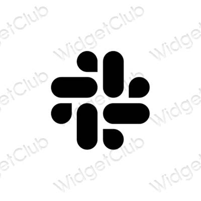 Pictograme pentru aplicații Slack estetice