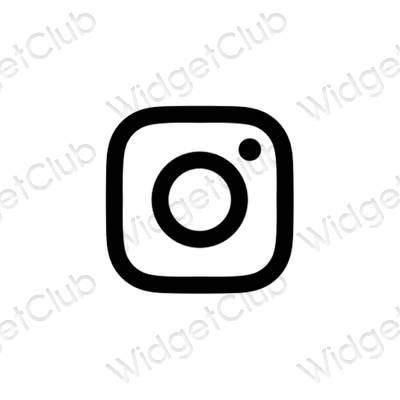 Æstetiske Instagram app-ikoner