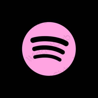 Estetiska Spotify appikoner