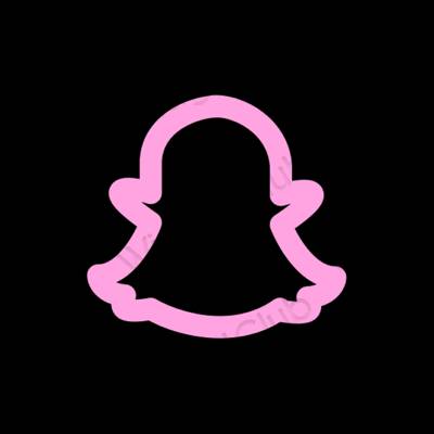 جمالية snapchat أيقونات التطبيقات