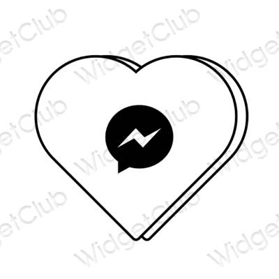 نمادهای برنامه زیباشناسی Messenger