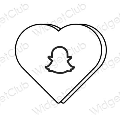 Естетске snapchat иконе апликација